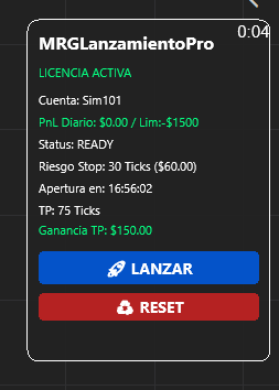 Botón Lanzar